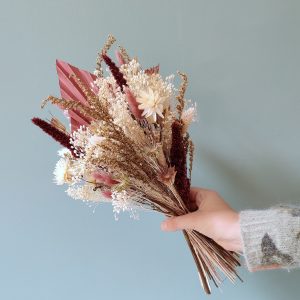 Bouquet de fleurs séchées modèle Rosewood - taille S