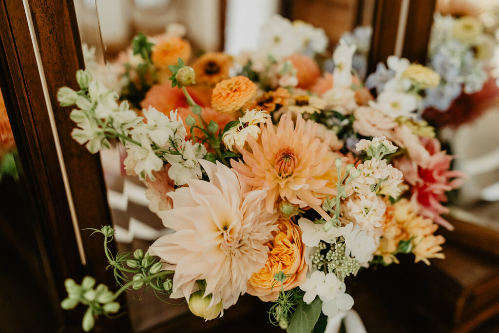 Bouquet de mariée - fleurs locales de saison - les herbes hautes